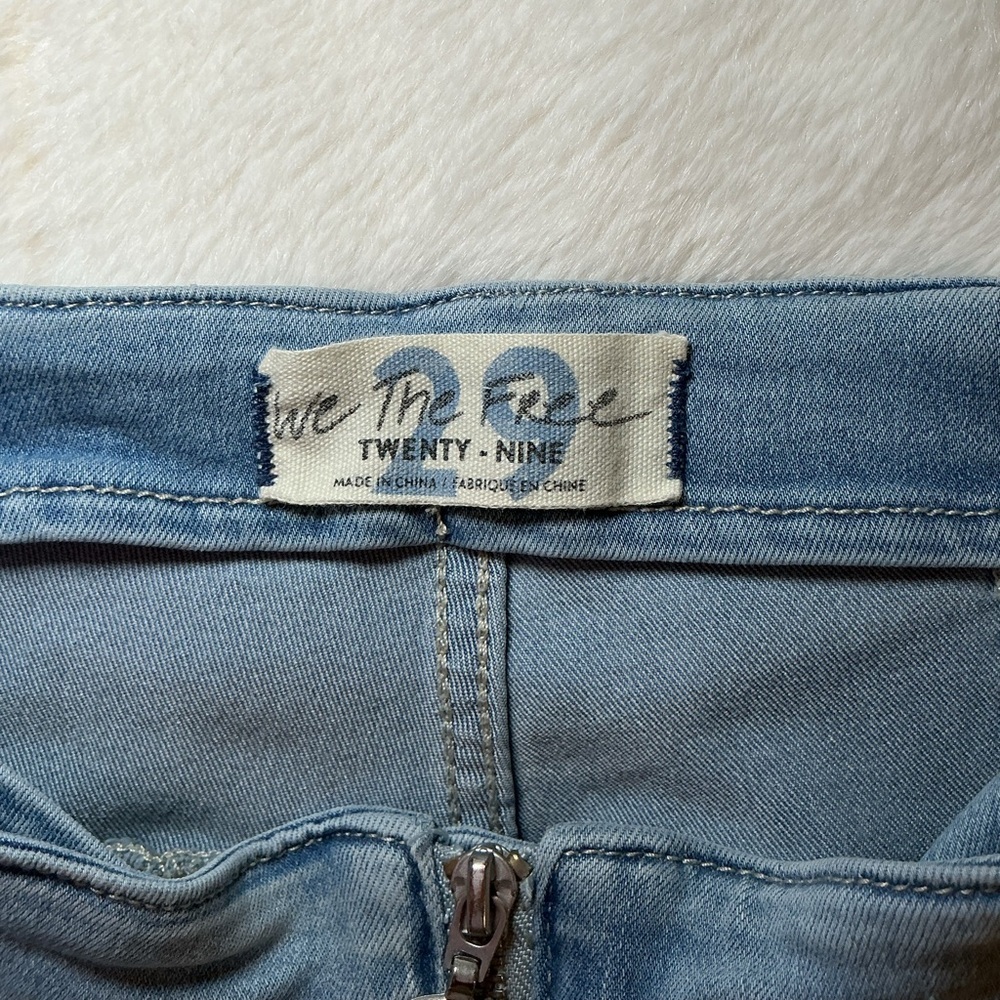 We the free Light Blue Women's low rise Jeans - Picture 5 of 7